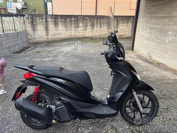 Medley s 125 abs nero opaco