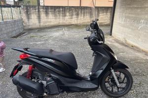 Medley s 125 abs nero opaco