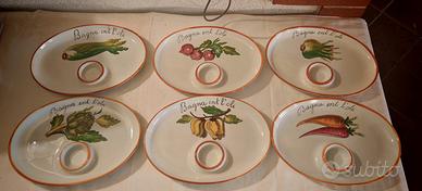 Set 6 piatti La Piccola vintage