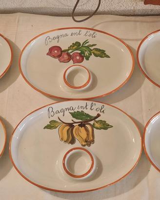 Set 6 piatti La Piccola vintage