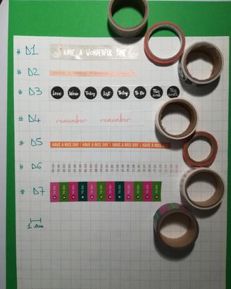 day washi tape loisirs creatif ocio hobby 
