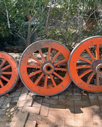 3 Ruote antiche Carro Agricolo anno 1916
