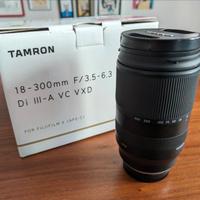 obiettivo Tamron 18-300 x fuji