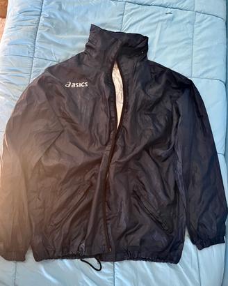 Giacca impermeabile Asics – discreta, zip rotta