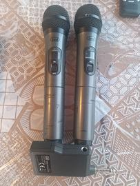 coppia microfoni wireless on centralina
