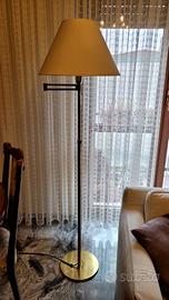 Lampada da terra ottone Mid Century orientabile