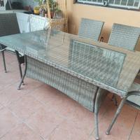 tavolo da giardino+6sedie