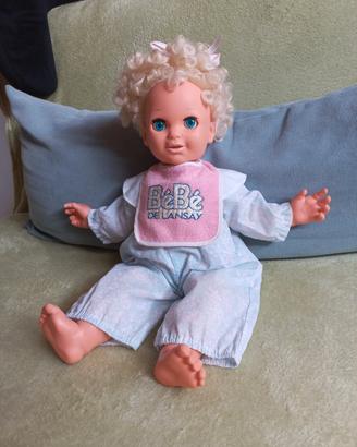Bambola vintage Bebi Mia Galoob.Funziona.Francese