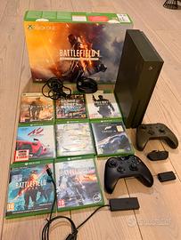 Xbox One 1TB + pad + giochi + accessori e modulotv