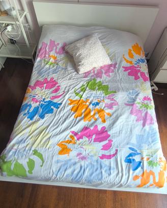 struttura letto Malm Ikea 140*200cm più materasso