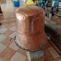 paiolo calderone antico in rame