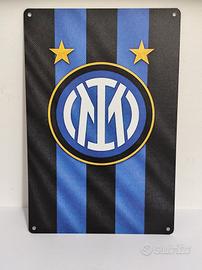 Poster in Metallo Inter 2 Stelle 20x30cm 