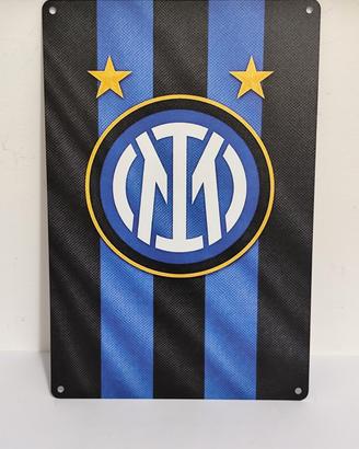 Poster in Metallo Inter 2 Stelle 20x30cm 