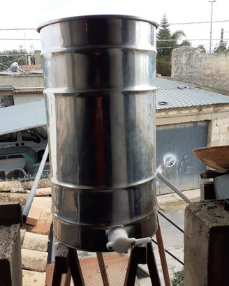 contenitore 100lt  in acciaio inox 