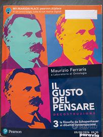 Il gusto del pensare 3. Maurizio Ferraris. Paravia
