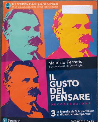 Il gusto del pensare. Maurizio Ferraris. Paravia