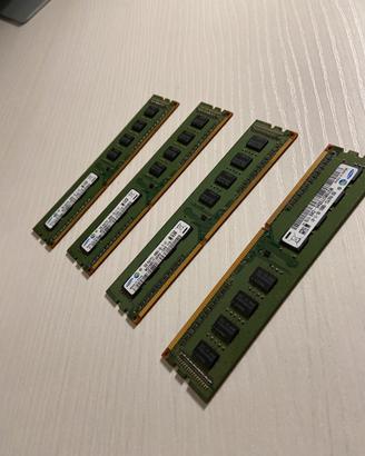 Kit 8GB RAM DDR3 Samsung (4x2GB) - 1333MHz