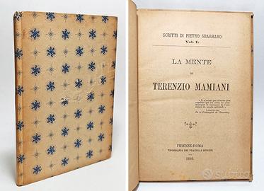 LA MENTE DI TERENZIO MAMIANI SBARBARO PIETRO 1886