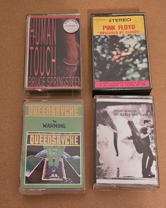 lotto di 4 musicassette rock vari artisti 