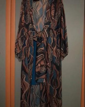 Abito longuette fantasia