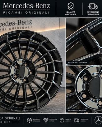 🛞 CERCHI IN LEGA NERO LUCIDO STILE MAYBACH