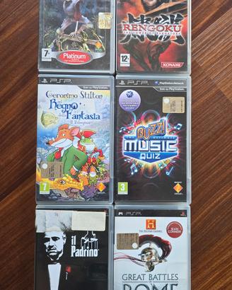 Lotto Giochi Sony PSP