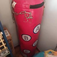 sacco boxe come nuovo con staffa 