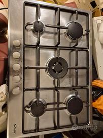 piano cottura Candy e lavandino doppia vasca 