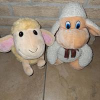 pupazzi pecorelle di peluche
