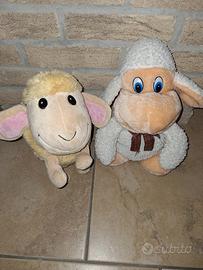 pupazzi pecorelle di peluche