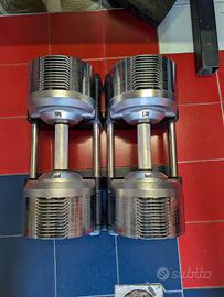 Manubri Regolabili 41.5kg scatti di 1.5kg