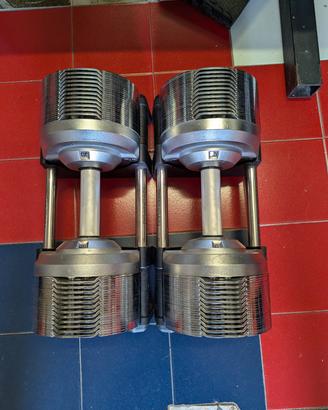 Manubri Regolabili 41.5kg scatti di 1.5kg