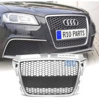 GRIGLIA AUDI A3 8P 08-12 LOOK RS3 GRIGIO CHIARO