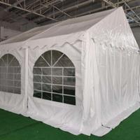 Gazebo 3x4  in PVC con pannelli e doppio  Ingresso