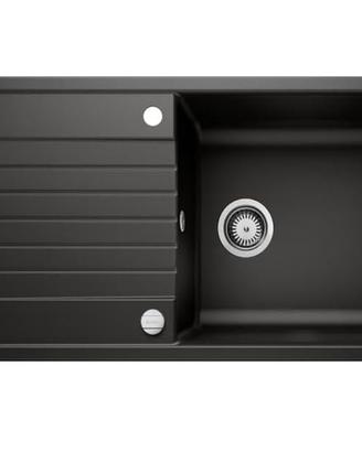 Lavello Silicio di Granito BLANCO526023 Nero NUOVO