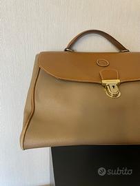 Borsa a mano vintage in pelle Trussardi
