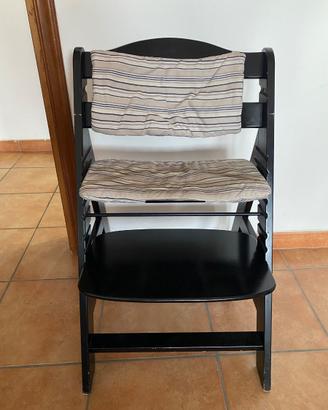 Seggiolone /Sedia Evolutiva Hauck Alpha + in Legno