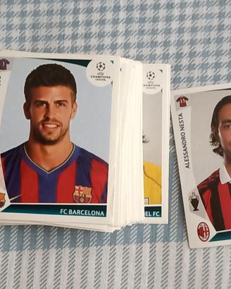 Lotto 93 figurine panini Champions League 2009-10