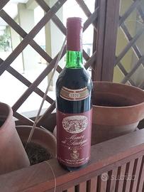 Vino monica di sardegna del 1976 Solemins cantina