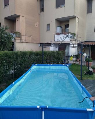 Piscina fuori terra acciaio + pompa Flowclear