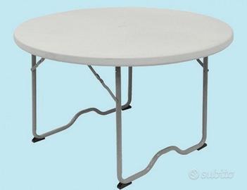 Tavolo rotondo camping Ø cm 115