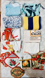 Set 7 grembiuli/2presine/2 guanti e sottopentola 