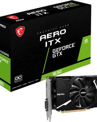 Scheda video MSI GeForce GTX 1630 AERO ITX 4G OC
