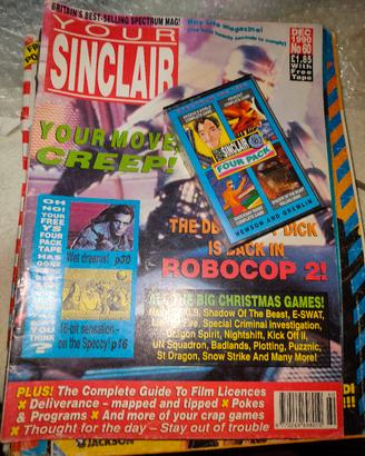 Rivista Your Sinclair + cassetta 1990 inglese