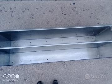 mensole e ripiani in acciaio inox 