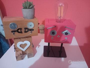 Robot lampada,portapenne,piantine