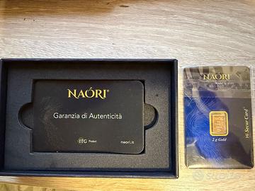 Lingotto Naóri in Oro – 2 grammi