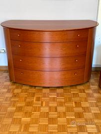 Comò e due comodini ciliegio