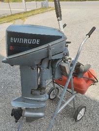 fuoribordo 9.9 evinrude,due tempi,piede corto
