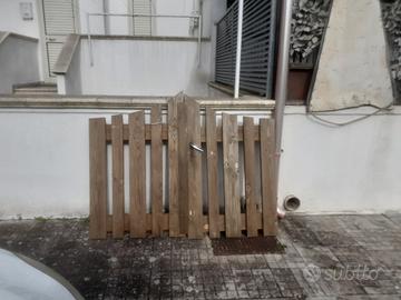 cancello in legno